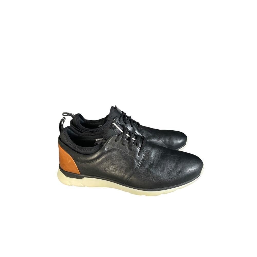 Johnston & Murphy Men’s XC4 Prentiss Black Waterproof Leather Sneakers Size-11M